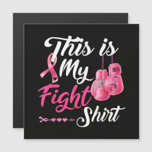 Kämpfe gegen Brustkrebs Pink Ribbon Fighter Boxen Magnetkarte