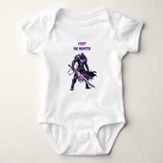 Kämpfe gegen das Monster  Baby Strampler