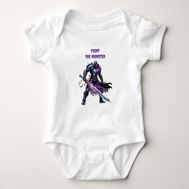 Kämpfe gegen das Monster  Baby Strampler (Vorderseite)