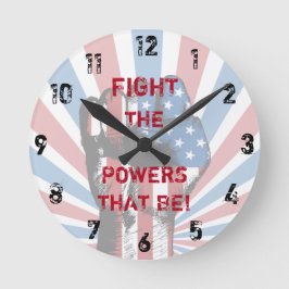 Kämpfe gegen die Power, die sein! Große Wanduhr