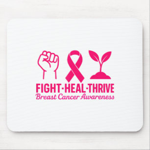 Kämpfe gegen Thrive Brustkrebs Bewusstsein Nk Ribb Mousepad