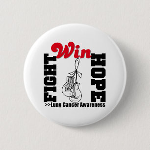 Kämpfe Hoffnung Win - Lungenkrebs Button