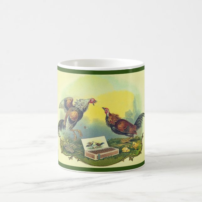 Kämpfe Räuber Zigarren Kaffee-Tasse Verwandlungstasse (Mittel)