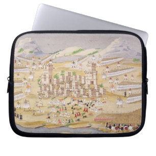 Kämpfe um Thebes, überziehen 22 'vom Illustriert Laptopschutzhülle
