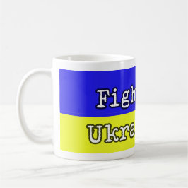 Kämpfe wie Ukrainer Kaffeetasse