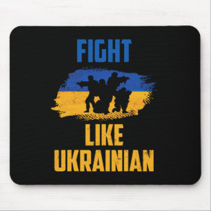Kämpfe wie Ukrainische Ukraine Unterstützer Kriege Mousepad