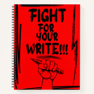 Kämpfen für Ihr Write Fun Puns Journal Notebook Notizbuch
