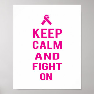 Kämpfen in Rosa (Standardbildformat) Poster