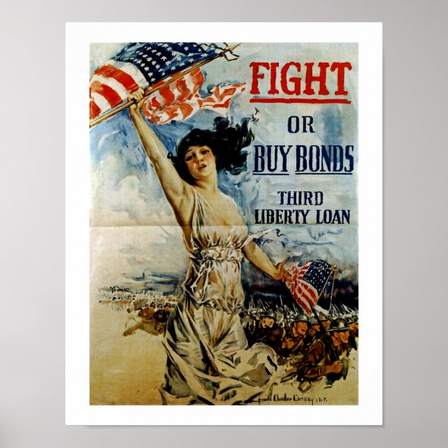 Kämpfen oder Kaufen von Anleihen ~ Drittes Freihei Poster (Vorne)