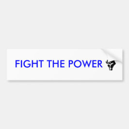 KÄMPFEN SIE DEN POWER AUTOAUFKLEBER