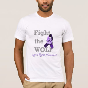 Kämpfen Sie den Wolf! Stützen Sie T-Shirt