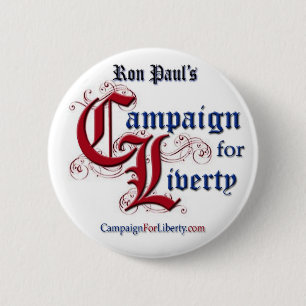 Kämpfen Sie für Freiheits-Knopf - Button hinterer