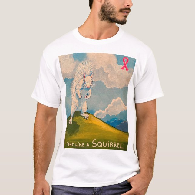 Kämpfen wie ein Eichhörnchen-T-Shirt T-Shirt (Vorderseite)