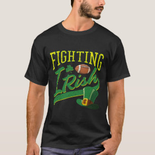 Kämpfende irische Fußbyll-Vintage für Kinder Männe T-Shirt