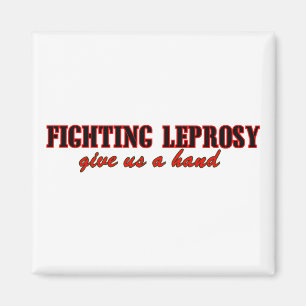 Kämpfende Lepra Magnet