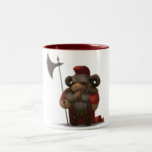 Kämpfende RAM-Tasse Zweifarbige Tasse