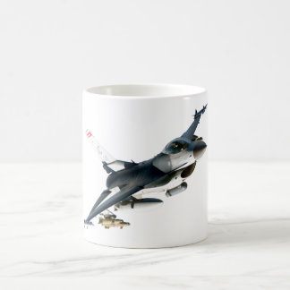Kämpfender Falke F-16 Kaffeetasse