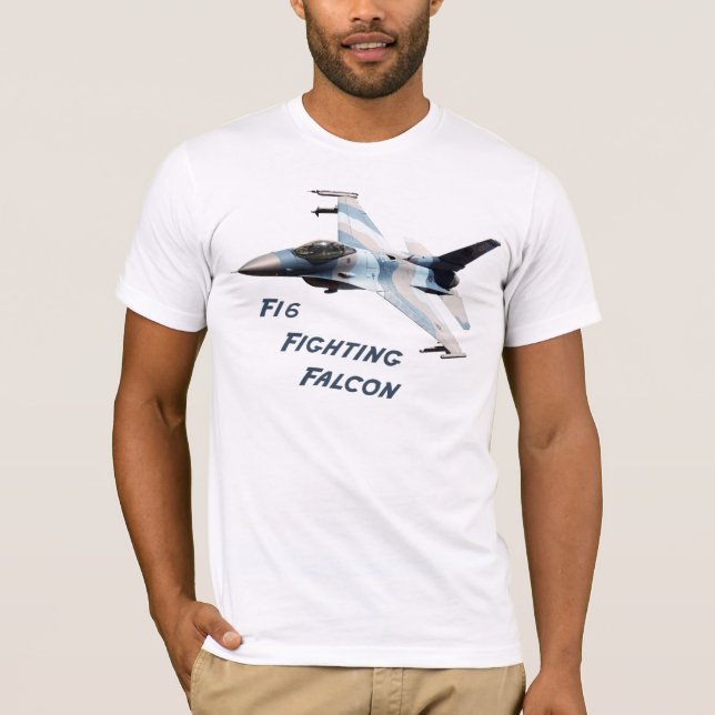 Kämpfender Falke F-16 T-Shirt (Vorderseite)