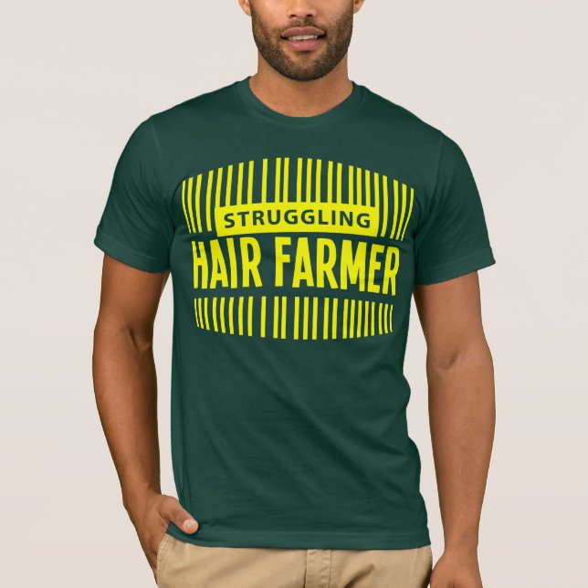 Kämpfender Haar-Bauer T-Shirt (Vorderseite)