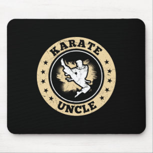 Kämpfender Karate-Onkel Karate-Kämpfer Mousepad