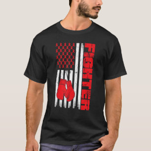 Kämpfer Boxing, USA Kick Boxing, US Boxing, US Box T-Shirt