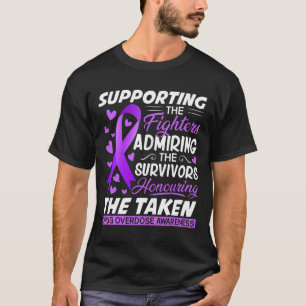 Kämpfer ehren das Bewusstsein für Überdosierung T-Shirt
