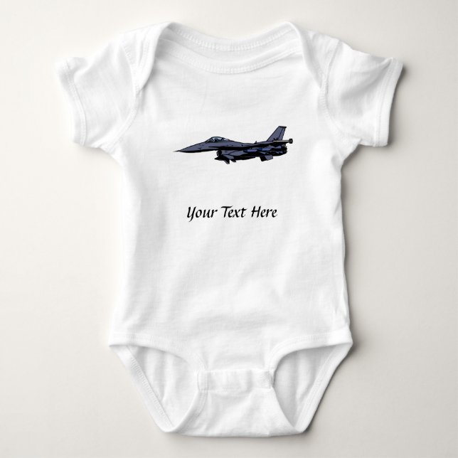 Kämpfer fliegen baby strampler (Vorderseite)
