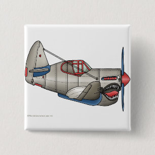 Kämpfer-Flugzeug-Buttone des Flugzeug-WW2 Button