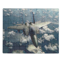 Kämpfer-Flugzeug-Puzzle