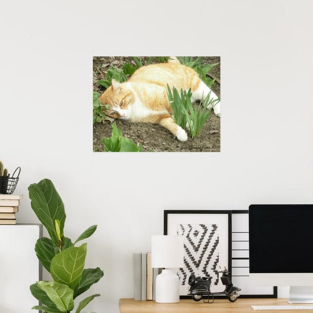 Kämpfer im Garten Poster (Heimbüro)