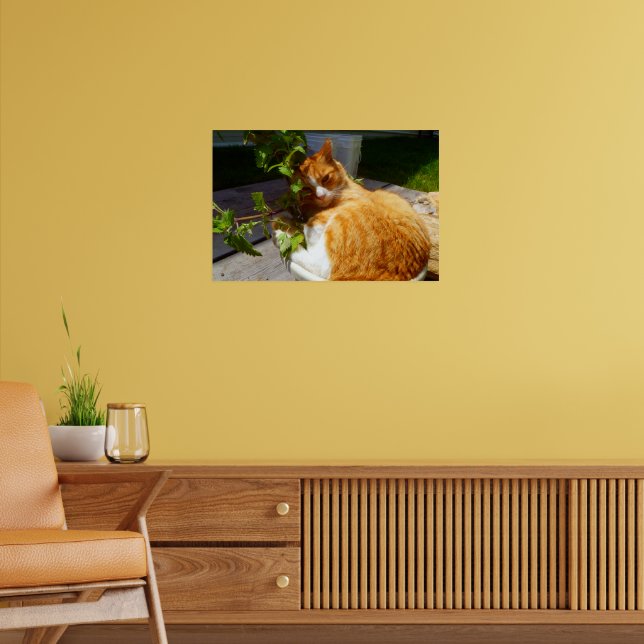 Kämpfer in einem Topf Poster (Wohnzimmer 2)