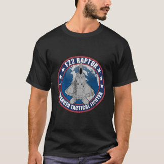Kämpfer Jet F22 Raptor Advanced Tactical Fighter T-Shirt