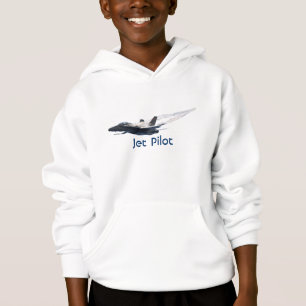 Kämpfer Pilot F/A-18 Hornet Jet Flugzeug Kids Hood Hoodie