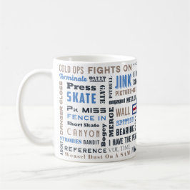 Kämpfer Pilot-Tasse mit Lingo (alle Zweige) Kaffeetasse