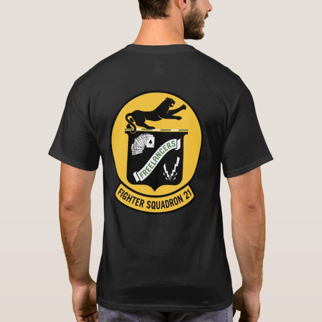 Kämpfer Squadron 21 VF-21 T-Shirt (Rückseite)