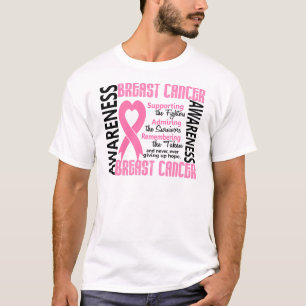 Kämpfer-Überlebende 6 Brustkrebs genommen T-Shirt