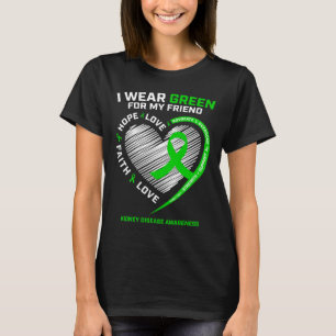 Kämpfer und Krieger geben Freund grüne Nierenerkra T-Shirt