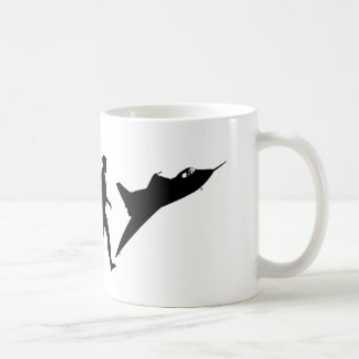 Kämpferpilotfliegen T-Shirt- und Kaffeetasse