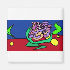 Kampffisch Freude Magnet