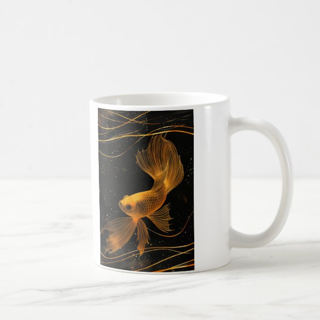 Kampffisch Kaffeetasse (Rechts)
