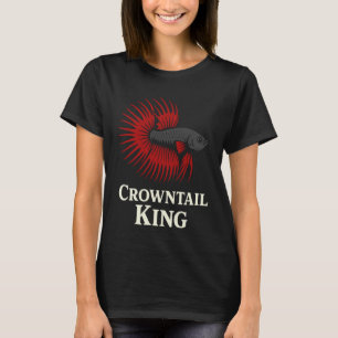 Kampffisch Sammler Halfmoon Züchter Exotisches Aqu T-Shirt