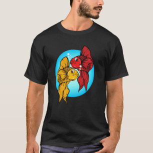 Kampffisch-Shirt Fischliebhaber Siamesischer Kampf T-Shirt