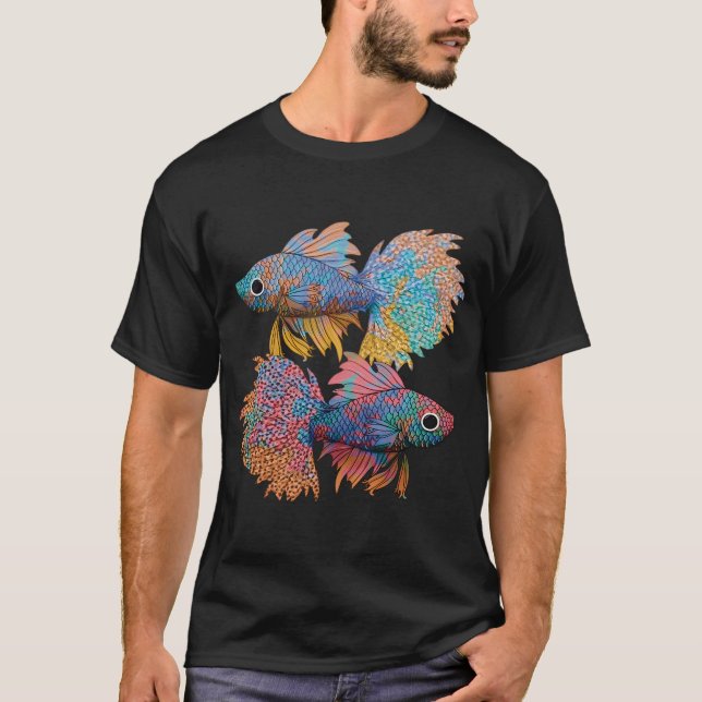 Kampffisch T-Shirt (Vorderseite)