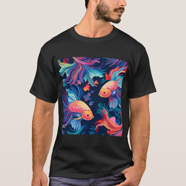 Kampffisch T-Shirt (Vorderseite)