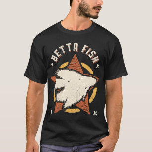 Kampffisch Vintage Retro Klassisches Tier T-Shirt