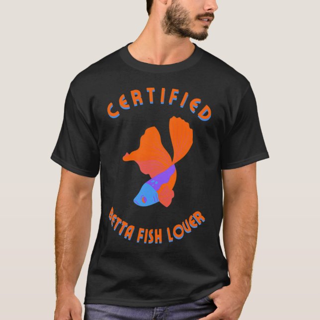 Kampffischliebhaber T-Shirt (Vorderseite)