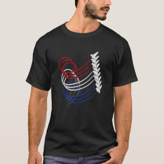 Kampfflugzeug Amerikanisch Usa Patriotisch 4. T-Shirt