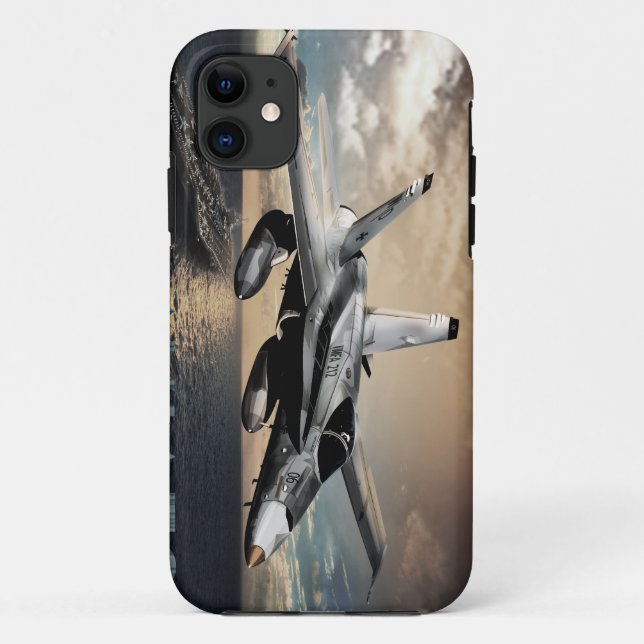 Kampfflugzeug der Hornissen-F-18 Case-Mate iPhone Hülle (Rückseite)