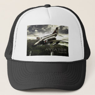 Kampfflugzeug des Phantom-F-4 Truckerkappe