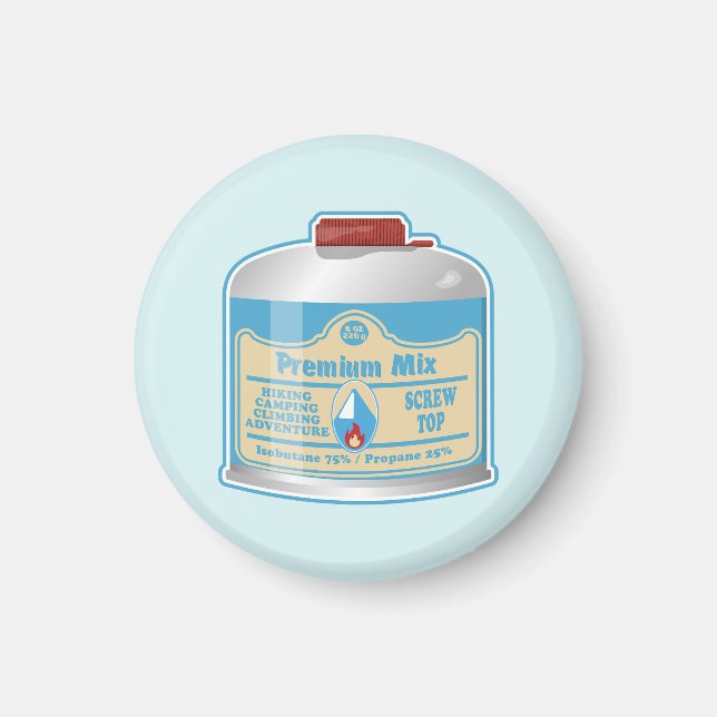 Kampfflugzeug-Kanister-Propan-Isobutan Magnet (Vorne)